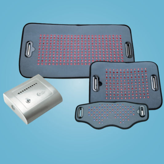 LS PRO Systems Classic red light therapy clinic package with controllers pads and splitter hyperbaric compatible