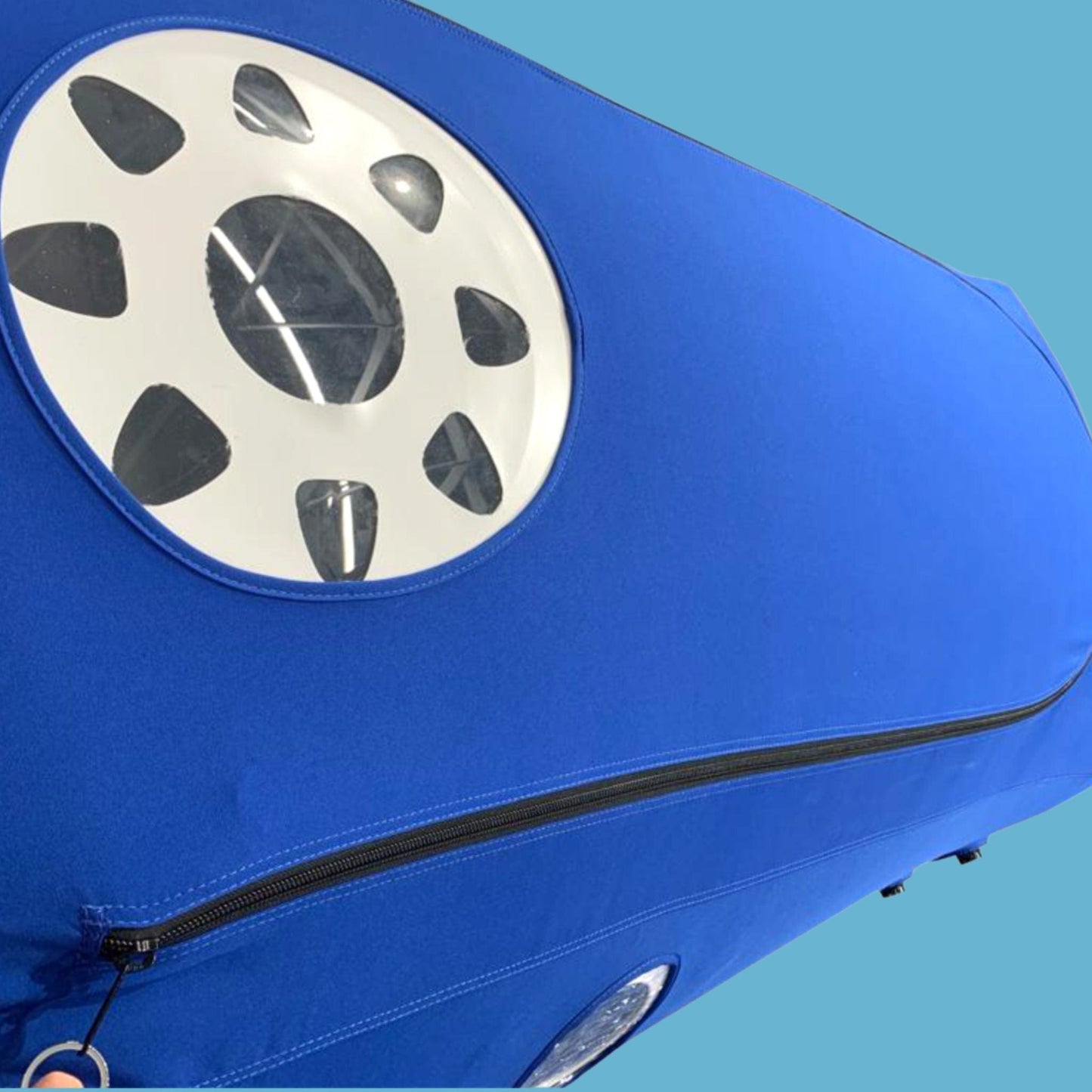 Top Window on the OxyFlow Wide Door Hyperbaric Chamber