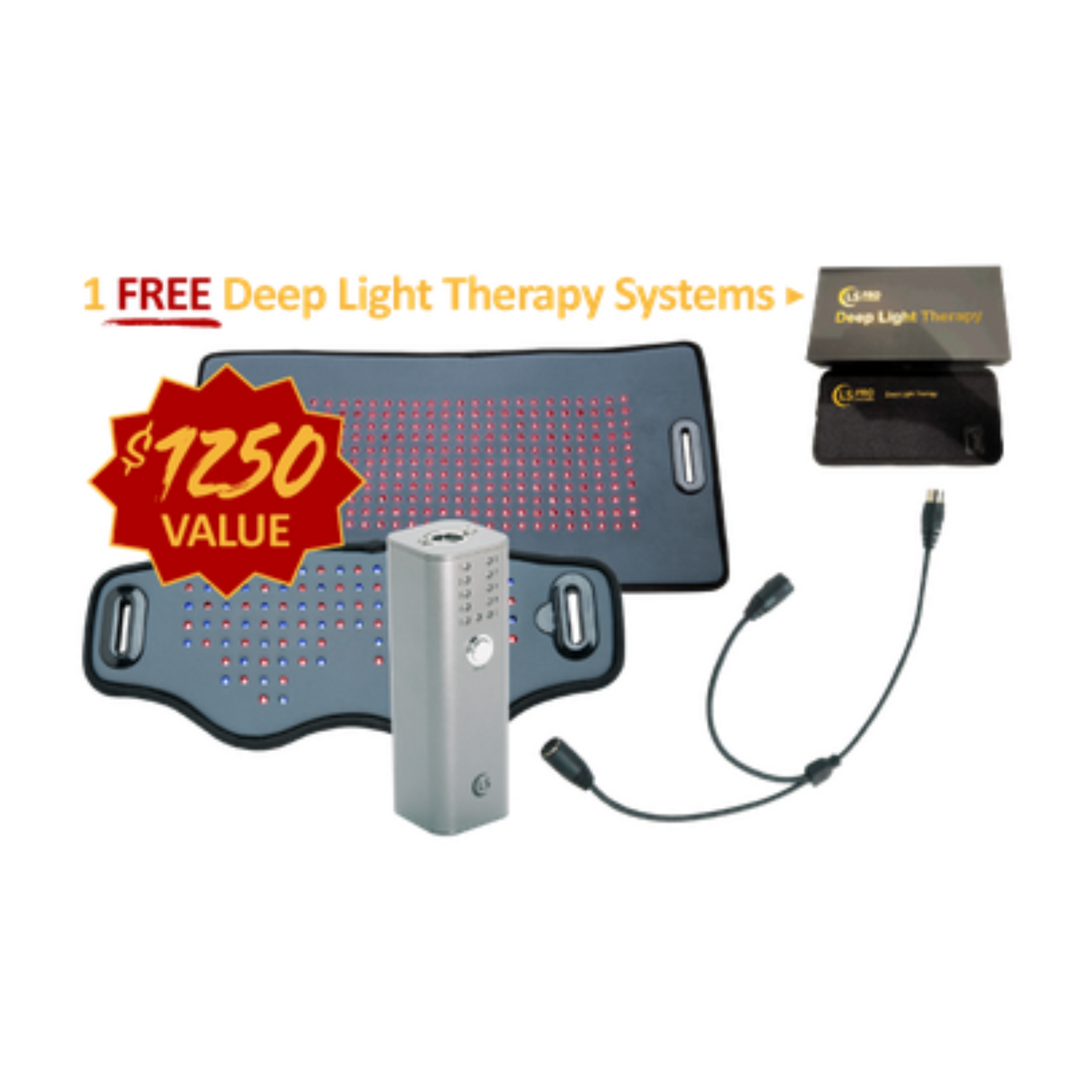 Black Friday Deal - Light Therapy System with FREE Deep Light Therapy Pad