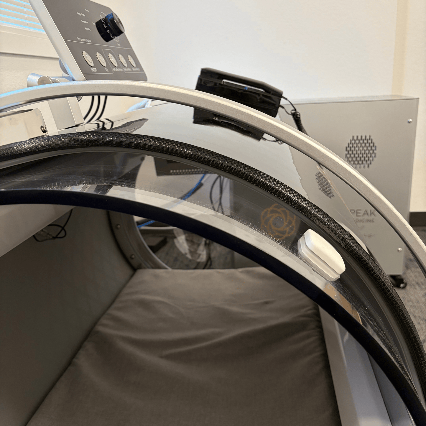 30 inch Internal View of the 2.0 ATA Hyperbaric Chamber 