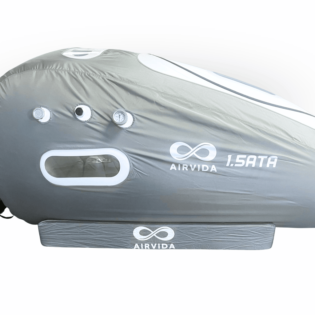 Airvida Pro90 portable sitting hyperbaric chamber 7 feet long adjustable chair