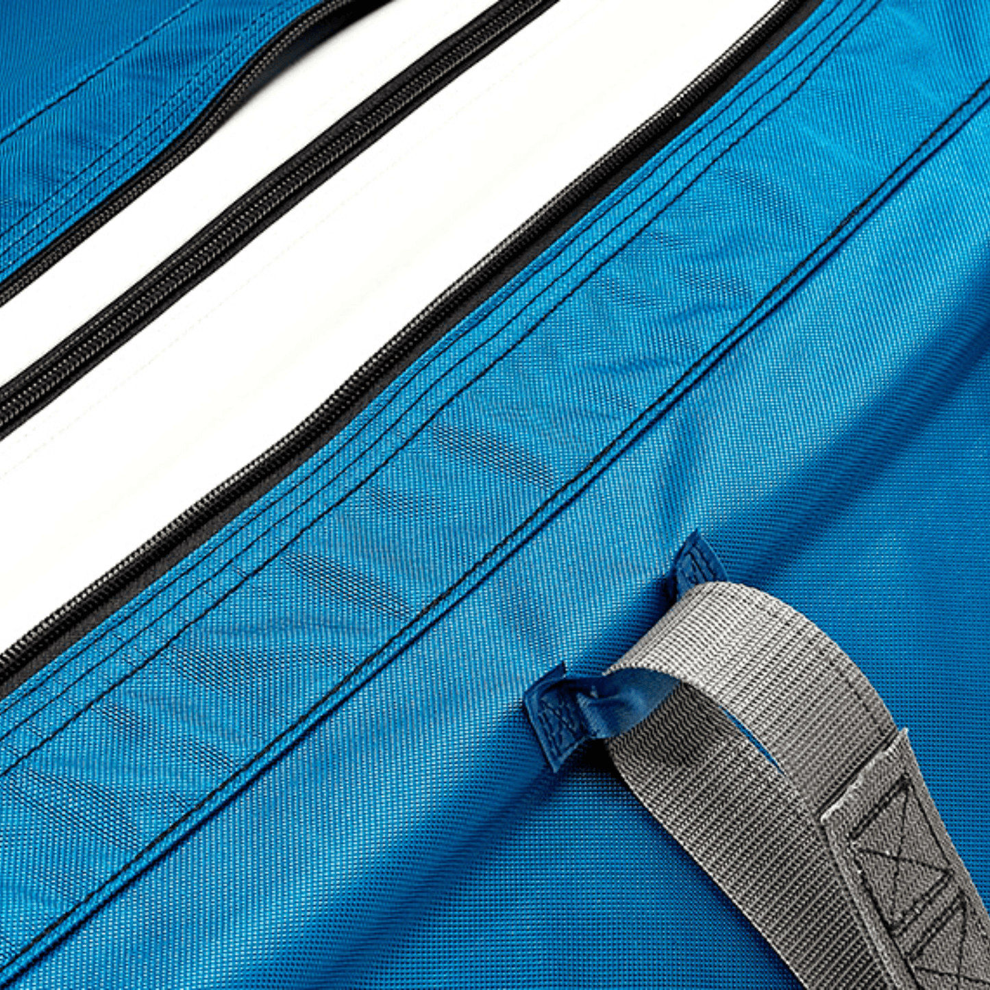 Close-up of the seven-buckle SafeSet enclosure on the OxyHealth QUAMVIS 320