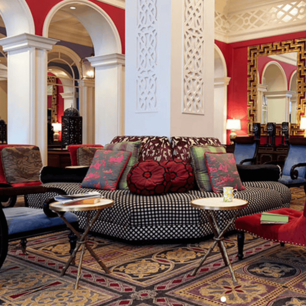 Elegant lobby interior at The Royal Sonesta Portland Downtown
