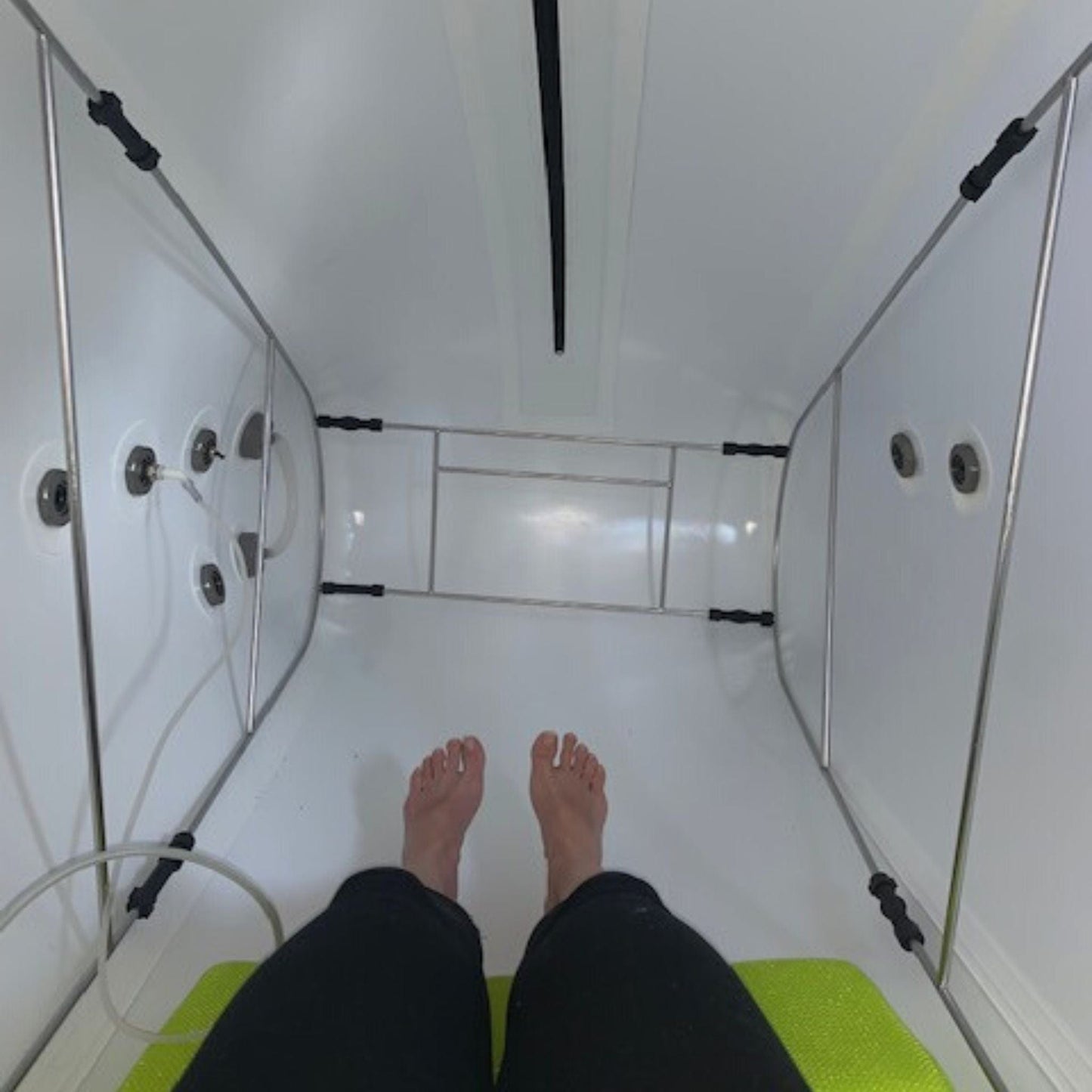 Inside the Soft Sitting Hyperbaric Chamber 
