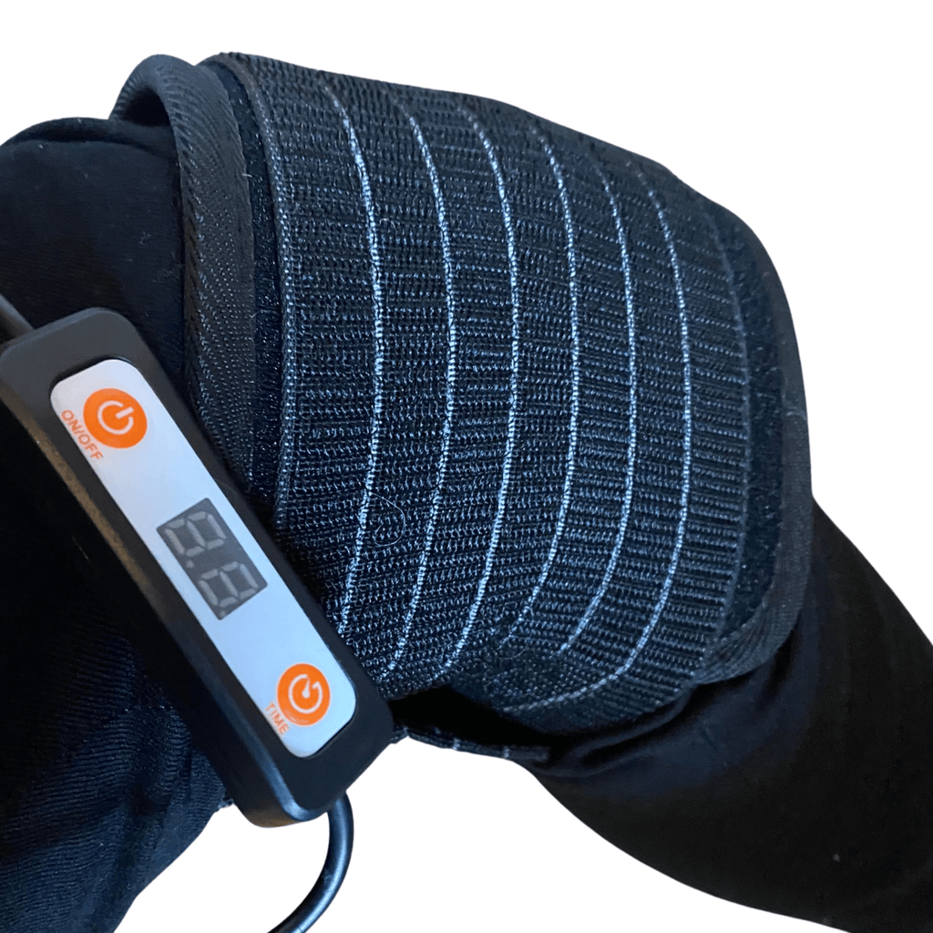 LS PRO Systems Deep Light Therapy Pad applied to a person's knee for targeted joint pain relief