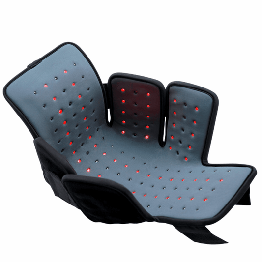 LS Pro Systems red light therapy head pad with 78 red and 77 infrared LEDs