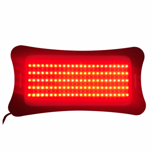 LS Pro Systems silicone red light therapy pad with 64 red and 64 infrared LEDs